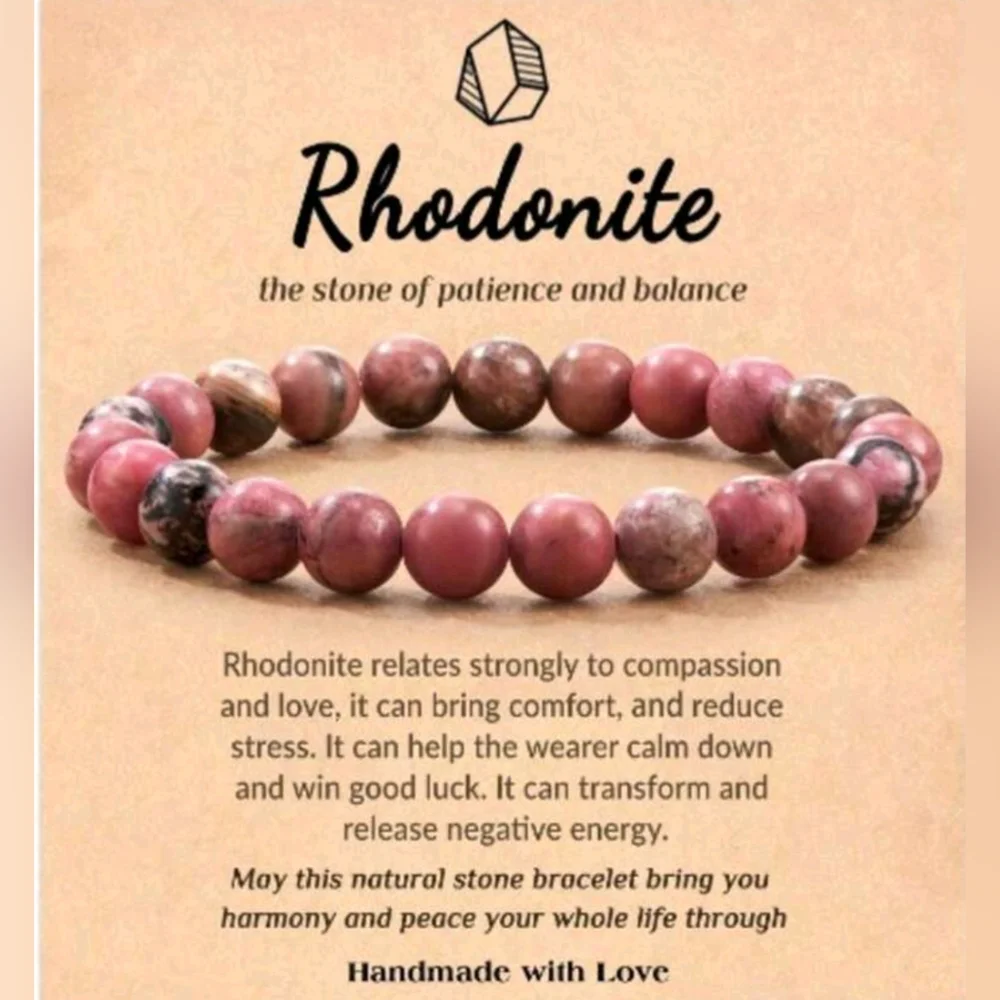 Gemstone Bracelets Natural Crystal Stone Bracelet Set